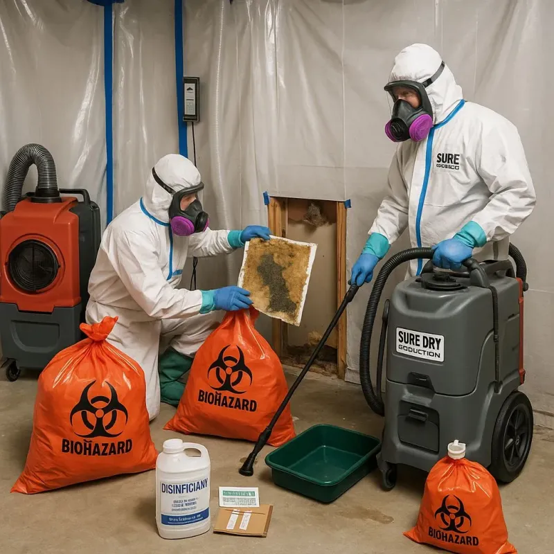 Contaminated Water Handling Protocols process in De Leon, TX