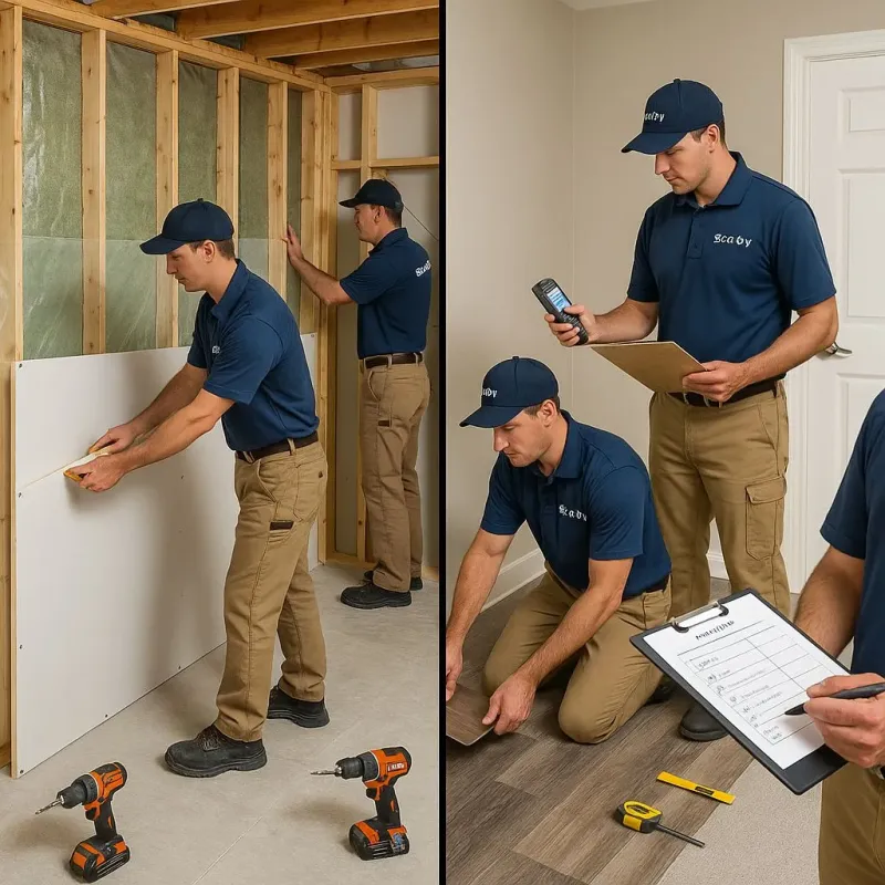 Repairs and Reconstruction process in De Leon, TX